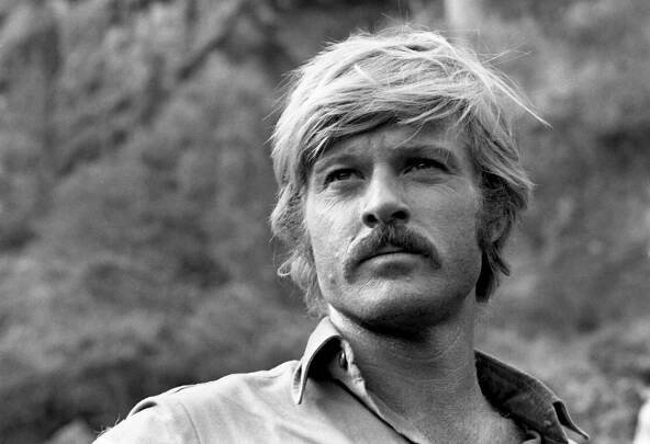 Robert Redford During The Filming Of 'Butch Cassidy And The Sundance Kid', Durango, Mexico, 1968.