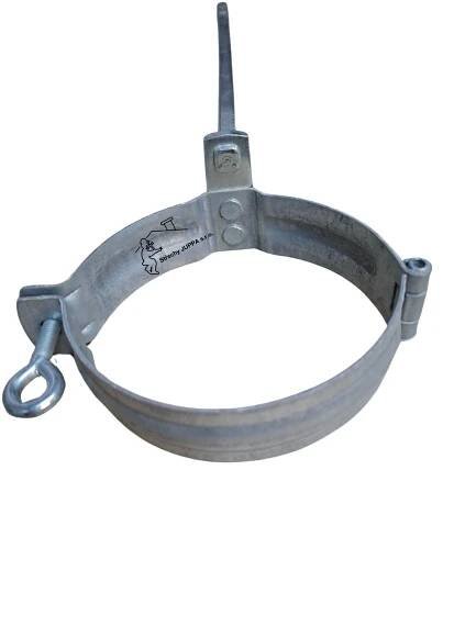 Objímka 100 mm s hrotem 200 mm - pozink