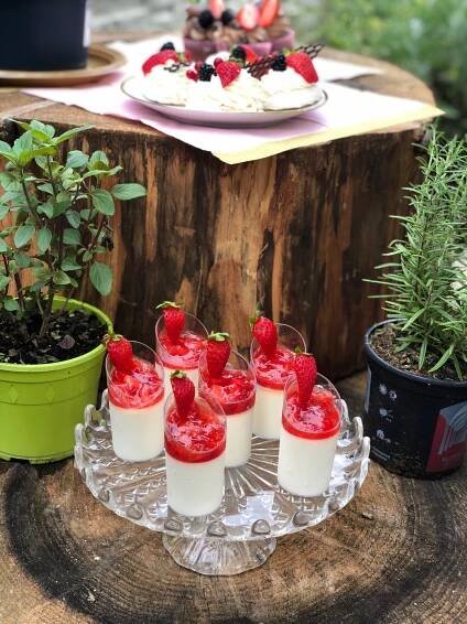 Minidezert panna cotta | Dorty Olomouc