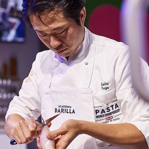 Japanese Chef Keita Yuge conquers the Barilla Master of Pasta title in Paris