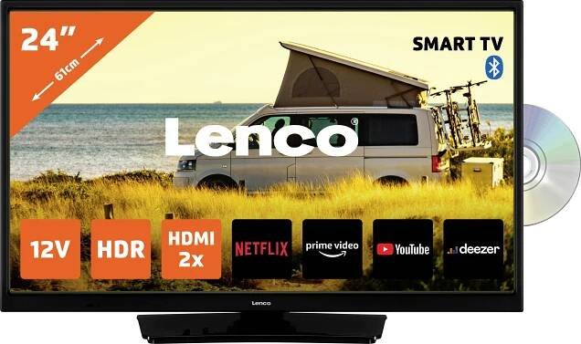 Lenco Lenco DVL-2483BK (V2) - 24-Zoll Smart-TV LED TV Energetická třída (EEK2021) E (A - G)