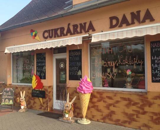 Liberecký kraj | CUKRÁRNA DANA – zákusky, sladkosti, cukrovinky, poháry, dorty, italská zmrzlina, dárkové balíčky, Mimoň