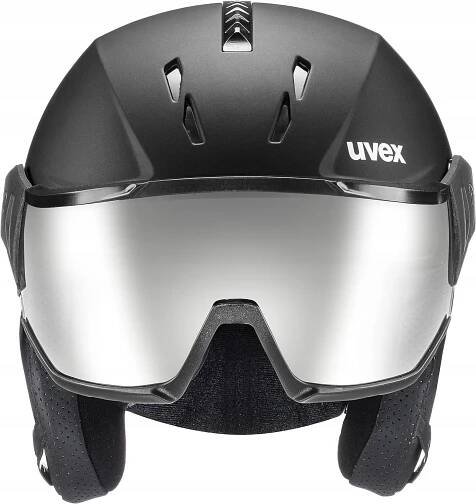 Lyžařská přilba Uvex Instinct Visor Černá - 53-56