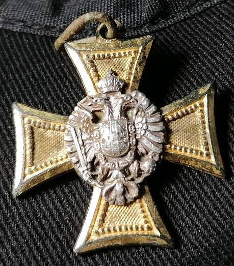 Za 25 let služby v armádě Rakousko Uherské 