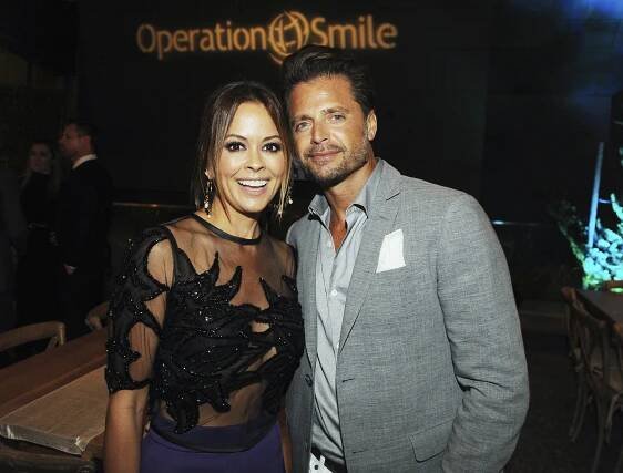 Brooke Burke-Charvet and David Charvet at the Operation Smile gala.