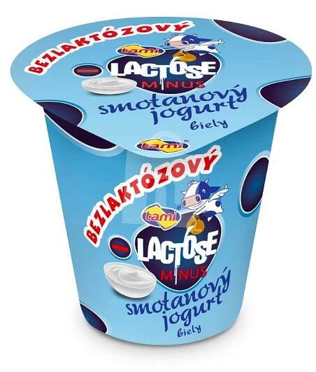Jogurt smotanový bezlaktózový biely 150g Tami