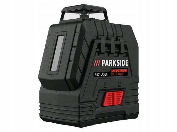 Nejnovější křížový laser Parkside Performance PKLLP 360 B3 zelený + stativ Model PKLLP 360 B2