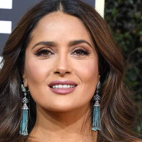 Salma Hayek embraces her grey hair in stunning holiday photo