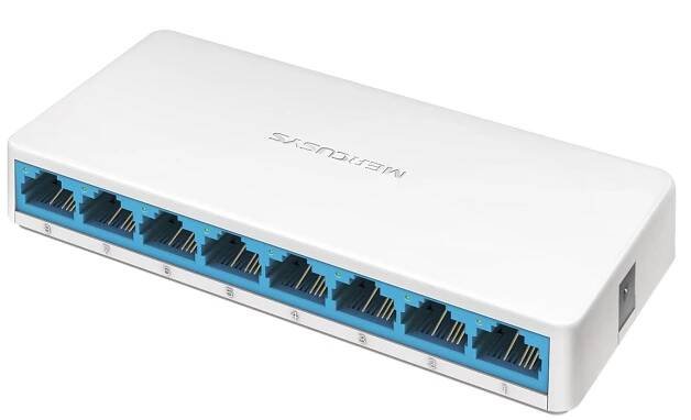 Switch TP-Link Mercusys MS108 8x LAN, plast