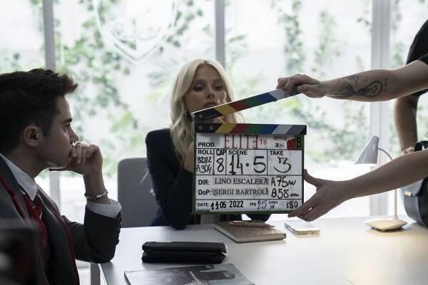 Ander Puig, Valentina Zenere - Elita - Série 6 - Z natáčení