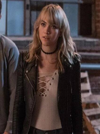 Truth Or Dare Black Jacket Wear By Violett Beane – Films Wear