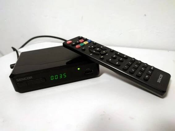 DVB-T2 SetTopBox STB Sencor SDB 520T (umí USB nahrávání/timeshift) - TV, audio, video