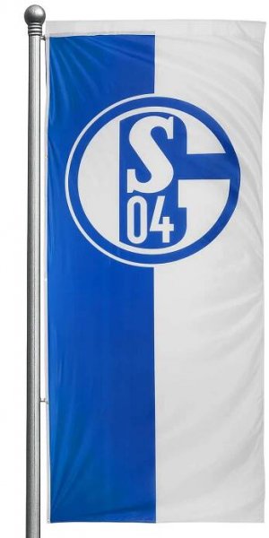 Schalke Hissflagge 150x350cm