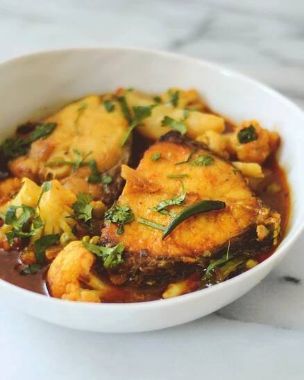 Aloo phulkopi die maach