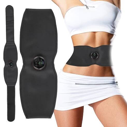 ELEKTROSTIMULAČNÍ ZEŠTÍHLUJÍCÍ PÁS NA BŘICHO NEOPREN SLIMMING BELT