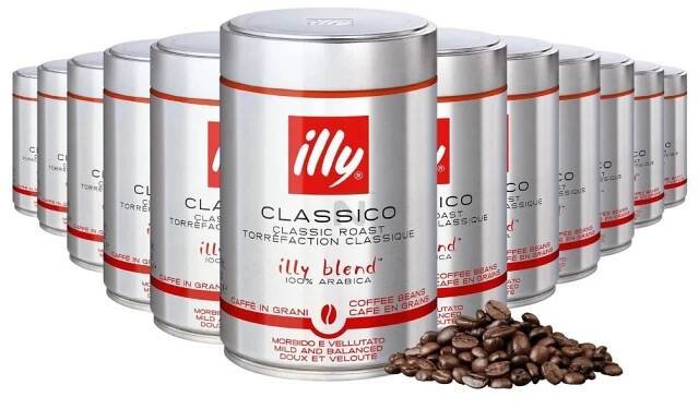 illy classico zrnkova kava 250g 12ks