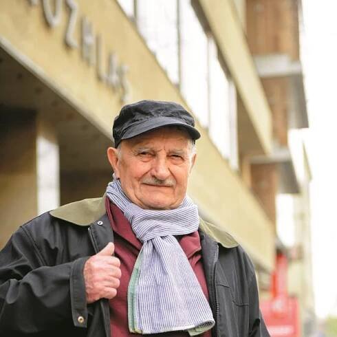 , , Rozhlas je krásná disciplína, " svěřil se letošní jubilant,  herec Josef Somr. | foto: Khalil Baalbaki,  Český rozhlas