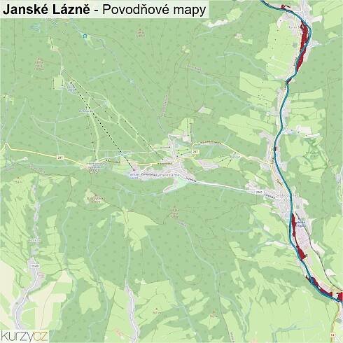 Janské Lázně - mapy | Kurzy.cz