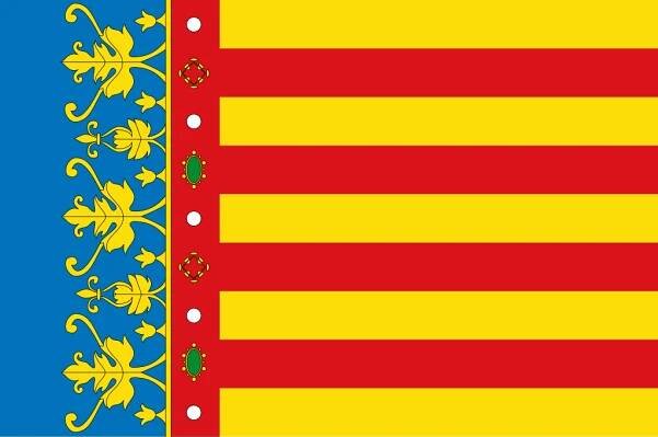 Soubor:Flag of the Valencian Community (2x3).svg