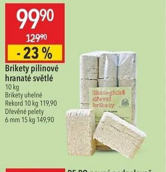 Globus Brikety pilinové hranaté světlé 10 kg nabídka