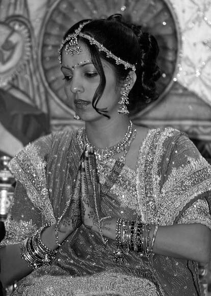 The ceremony bw