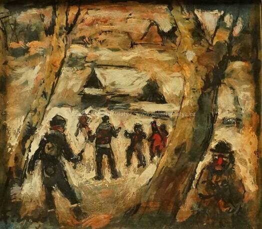 František Emler / Masopust - detail aukce « Aukce « Aukční Galerie Platýz
