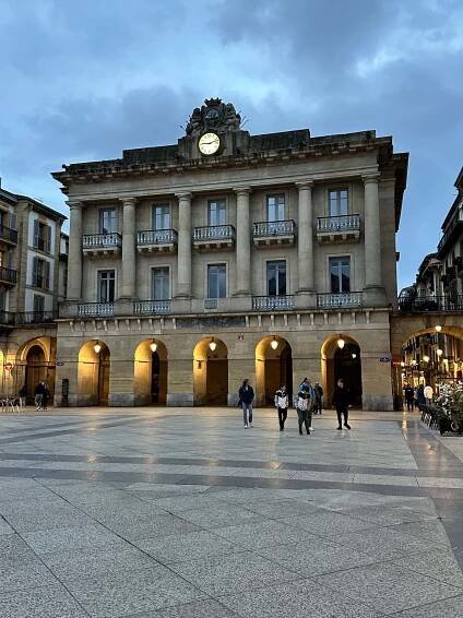 Square in San Sebastian.