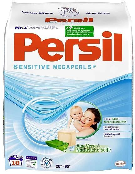 Persil Sensitive Megaperls Aloe Vera 18 dávek, 1,332 kg