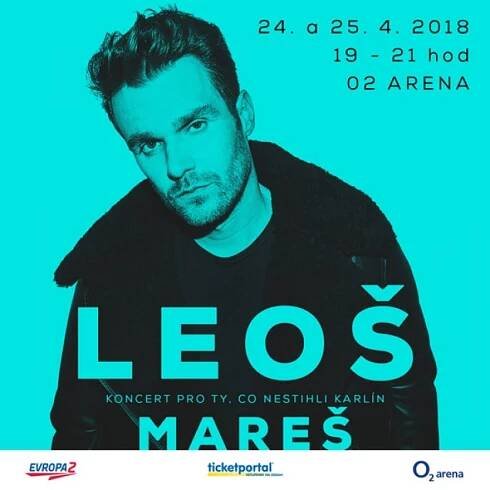 Leoš Mareš vystoupí na konci dubna v O2 aréně. Proběhnou dva koncerty