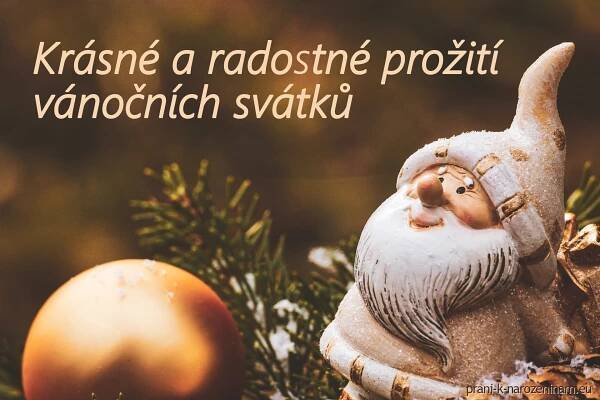 Přání k Vánocům text