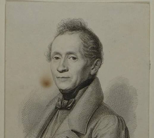 Porträt des Schriftstellers Joseph von Eichendorff, um 1840
