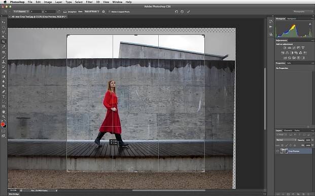 Adobe Photoshop CS6 for Mac Improved Crop Tool (2012)