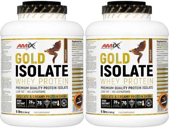 Gold Isolate Whey Protein - akce 1+1 - Amix