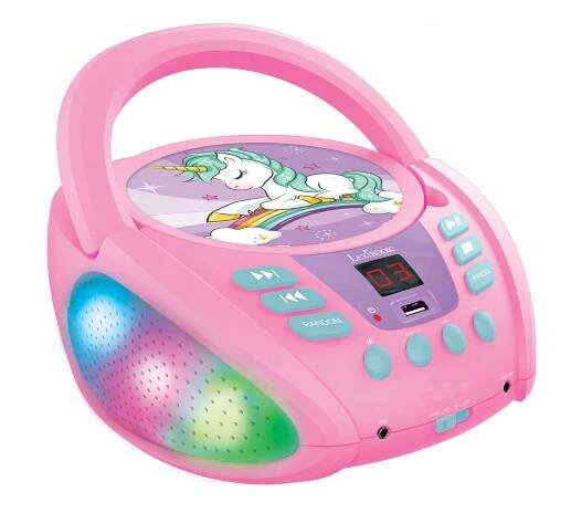 Unicorn Bluetooth-CD LED USB přehrávač boombox