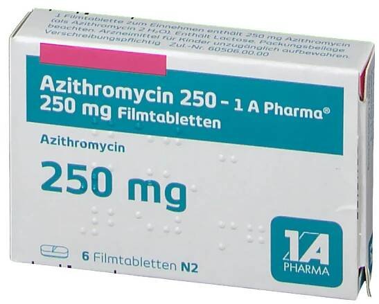 Azithromycin 250 mg cena