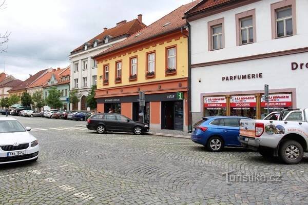 Pohled z ulice T. G. Masaryka