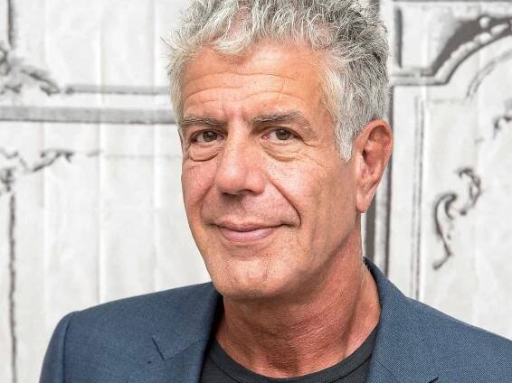 headshot of anthony bourdain