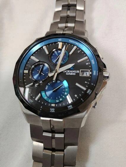 CASIO OCEANUS OCW-S5000E-1AJF Manta Titanium Bluetooth rádio solární hodinky nová krabice