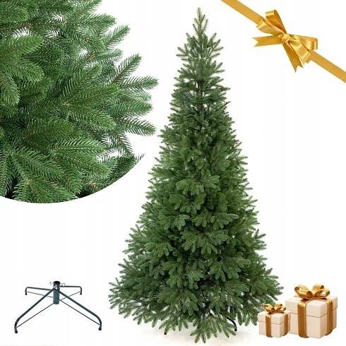 Exkluzivní umělý vánoční stromek 100% PE 3D zelený *RealTree* Přírodní 250 cm