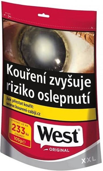 West cigaretový tabák Red XL 98g