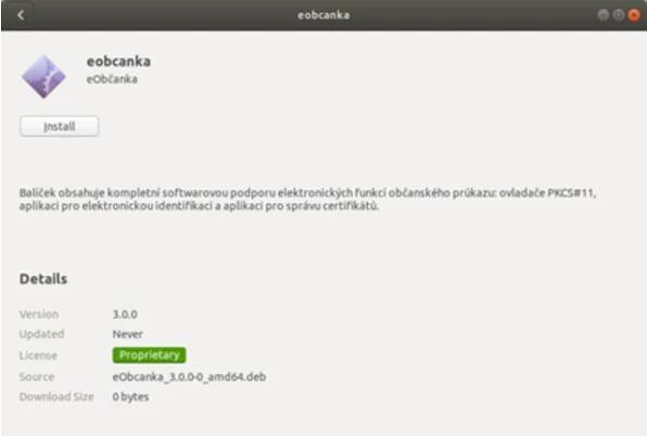 Aplikace Ubuntu Software