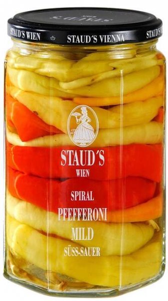STAUD‘S Jemné sladkokyselé feferonky, 580 ml