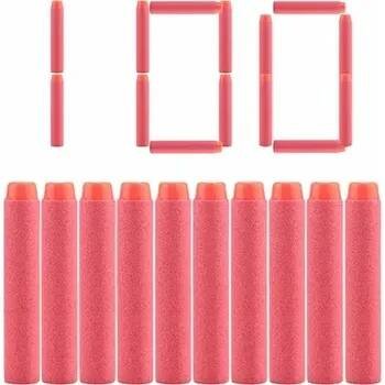 Elektrické šipky pro Nerf blaster | 100 kusů - Červené
