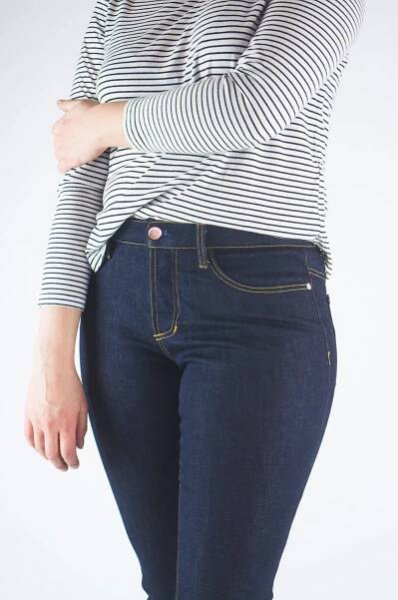 How to sew a jeans waistband // Sewing tutorial // Closet Core Patterns