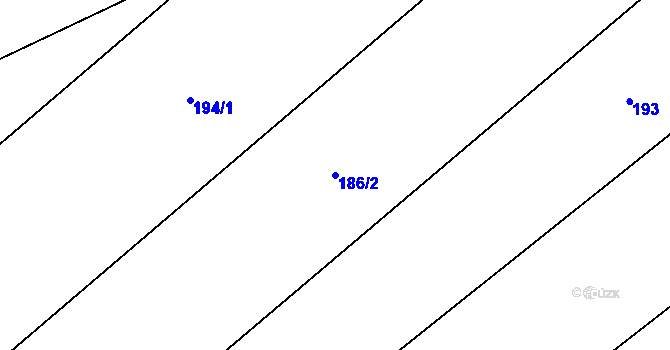 Parcela st. 760/9 v KÚ Proskovice, Katastrální mapa