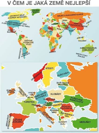Američani přejmenovali všechny země světa, podívejte se, jak říkají Česku MAPA | TN.cz