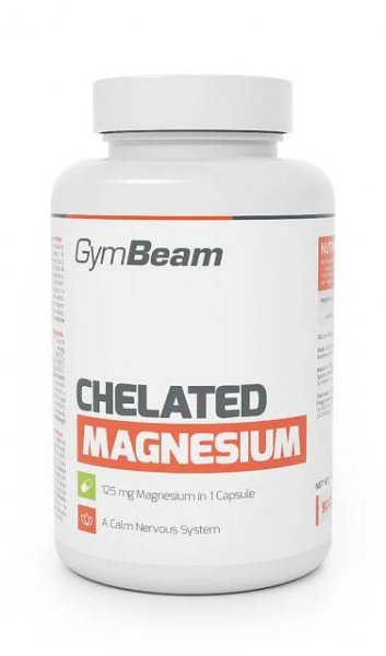 GymBeam Hořčík chelát (bisglycinát) - 90 kaps. - 90 kaps.