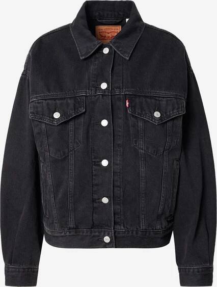 LEVI'S ® Přechodná bunda '90's Trucker Jacket' (Černá Džínovina)