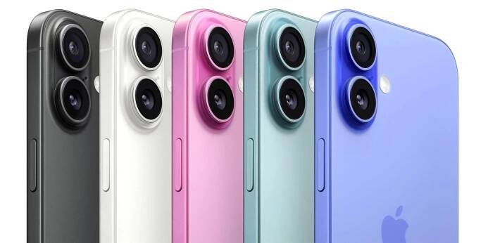 Známe kapacity baterií iPhonů 16. Standard Androidů je 5000 mAh, u iPhonů je kapacita ve všech případech nižší