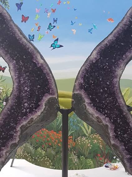 The Trompe Wingwall Mural | Jacqueline Hill Prestige Art Collection